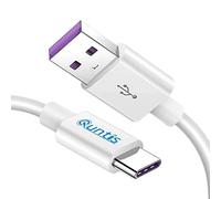 Quntis 5A Câble Chargeur USB Type C 40W Supercharge pour Huawei P50 P40 P30 P20 Pro P9 P10 Plus Mate 50 Pro/Honor 20 70, 3A Chargeur USB C Charge Rapide pour Samsung Galaxy S8 S9 S10E S20 S21 S22 A53