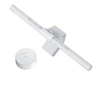 Quntis Lampe Ecran PC Blanc avec Télécommande Double Réglage, Lumière Ecran Réglable Eclairage Gradation Auto, USB LED Lampe d'Ordinateur 40CM Monitor Light Bar pour Bureau - Basic Pro White