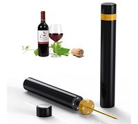 Quntis Tire Bouchon, Tire-Bouchon à Pression d'air 7S Cork Pops Out, Décapsuleur à Vin Rouge Outils Ouverture de Bouteille Portable Vin Accessoire Professionnel Pompe à Bouteille