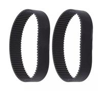 Qunyince HTD 225-3M-17 75 Lot de 2 courroies haute résistance compatibles avec Bosch PBS75A-GBS75A-GBS75AE, Silvercrest, Parkside Pebs 900