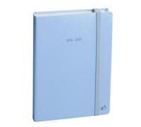 Quo Vadis - 1 Agenda Journalier Eurotextagenda - Collection Silk - Couleur Pastel Bleu - Format 12 x 17 cm - Août 2026 à Août 2027