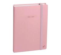 Quo Vadis - 1 Agenda Journalier Eurotextagenda - Collection Silk - Couleur Pastel Rose - Format 12 x 17 cm - Août 2026 à Août 2027