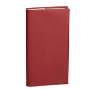 Quo Vadis - 1 Agenda Semainier Italnote B - Impala Rouge Vermeil - Mi-Décembre 2025 à Décembre 2026 - Format 8,8 x 17 cm
