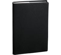 QUO VADIS - 1 Agenda Semainier Ministre Avec Répertoire - Couverture Impala Noir - Décembre 2026 à Décembre 2027 - Format 16 x 24 cm