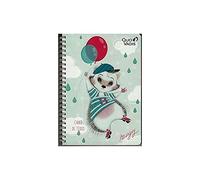 QUO VADIS - 1 Cahier de Textes Spiralé MARGUY Chat - 17 x 22 cm