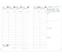 Quo Vadis - 1 Recharge Pour Agenda Semainier Affaires - Reliure Brochée - Décembre 2025 à Décembre 2026 - Format 10 x 15 cm