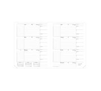 Quo Vadis - 1 Recharge Pour Agenda Semainier Le Principal - Août 2025 à Août 2026 - Dimension : 18 x 24 cm