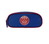 QUO VADIS - 1 Trousse FOURRE-Tout 2 Compartiments PSG - 23 x 10 cm - Visuel Ecusson Rouge