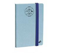 Quo Vadis 148007Q Agenda scolaire président 16M Multilingue Année 2022-2023 Couleur glace Format 21 x 27 cm Semaine 16 mois Septembre-décembre Papier blanc Couverture souple avec élastique Everest