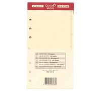 Quo Vadis - Accessoires de TIMER - Recharge BLOC-NOTES pour TIMER 17 - Papier ivoire Clairefontaine - Format 10x17cm
