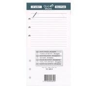 Quo Vadis - Accessoires de TIMER - Recharge FICHES NOTES pour TIMER 17 - Papier Blanc Clairefontaine - Format 10x17cm