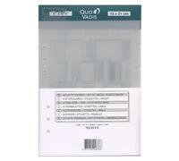 Quo Vadis - Accessoires de TIMER - Recharge INTERCALAIRE+REGLE pour TIMER 21 - 15x21cm