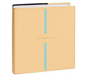 Quo Vadis - Agenda 16 mois - 2024-2025 - Plan Day - Journalier - Multilingue - Billy - Beige - 16 mois de septembre à décembre - 16x16 cm - Papier Clairefontaine blanc - Fabrication française