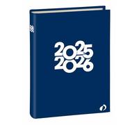 Quo Vadis - Agenda 16 mois - 2025-2026 - Textagenda 16 Mois - Journalier - Italien - Tropika - Bleu - 16 mois de septembre à décembre - 12x17 cm - Papier Clairefontaine blanc - Fabrication française