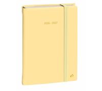 Quo Vadis - Agenda 16 mois - 2026-2027 - Plan Note - Semainier Notes - Multilingue - Pastel - Beige - 16 mois de septembre à décembre - 15x21 cm - Papier Clairefontaine blanc - Fabrication française