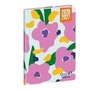 Quo Vadis Agenda 2026-2027 Hebdocolor 15 FR Canopy Abstrait 10x15 cm