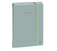 Quo Vadis Agenda Plan Note 16 mois 2025-2026 Semainier Notes Multilingue Vert clair 15x21 cm