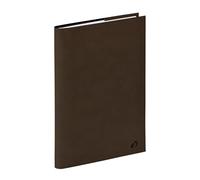Quo Vadis - Agenda année scolaire Universitaire Color Andrea - Semainier 13 mois 10x15 cm Marron