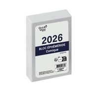 Quo Vadis - Agenda - 2026 - Bloc Ephémeride Comique - Journalier - Français - Classic - 12 mois de janv à déc. - 6,5x9,7 cm