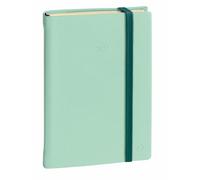 Quo Vadis - Agenda - 2026 - Daily 21 Prestige - Journalier - Multilingue - Silk - Vert clair - 12 mois de janvier à décembre - 13x21 cm - Papier Clairefontaine ivoire - Fabrication française