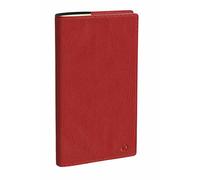Quo Vadis - Agenda 2026 - Italnote Prestige - Semainier Horizontal - Français - Marlow Rouge - 14 mois de décembre à janvier - 8,8x17cm -Papier ivoire
