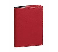 Quo Vadis - Agenda - 2026 - Plain - Mensuel - Français - Club - Rouge - 12 mois de janv à déc. - 10x15 cm avec répertoire