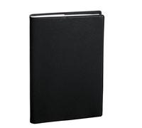 Agenda mensuel agrafé QUO VADIS Plain 10x15 cm - noir