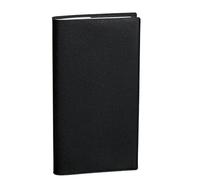 QUO VADIS - Agenda Silma Noir - 8,8 x 17 cm - Janvier à Décembre 2020