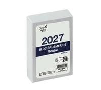 Quo Vadis Agenda 2027 Bloc Ephémeride Neutre FR Classic 6,5x9,7 cm