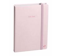 Quo Vadis - Agenda année scolaire - 2024-2025 - Eurotextagenda - Journalier - Multilingue - Pastel - Rose clair - 12 mois de août à juillet - 12x17 cm
