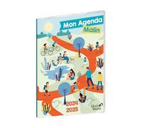Quo Vadis - Agenda année scolaire - 2025-2026 - Mon Agenda Malin - Français - Multicolore - 21x29,7 cm - Papier Clairefontaine blanc - Fabrication française