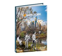 Quo Vadis - Agenda année scolaire - 2026-2027 - Eurotextagenda - Journalier - Multilingue - Cities - New York - 12 mois de août à juillet - 12x17 cm