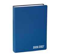 Quo Vadis - Agenda année scolaire - 2026-2027 - Eurotextagenda - Journalier - Multilingue - Galaxy - Bleu - 12 mois de août à juillet - 12x17 cm - Papier Clairefontaine blanc - Fabrication française