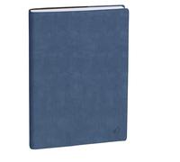 Quo Vadis - Agenda année scolaire - 2026-2027 - Eurotextagenda - Journalier - Multilingue - Roma - Bleu - 12 mois de août à juillet - 12x17 cm - Papier Clairefontaine blanc - Fabrication française