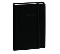 Quo Vadis - Agenda année scolaire - 2026-2027 - Eurotextagenda - Journalier - Multilingue - Silk - Noir - 12 mois de août à juillet - 12x17 cm