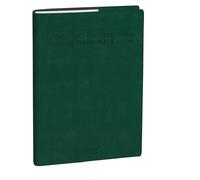 Quo Vadis - Agenda enseignant - 2026-2027 - Le Professeur - Semainier Horizontal - Italien - Roma - Vert - 12 mois de août à juillet - 21x27 cm - Papier Clairefontaine blanc - Fabrication française