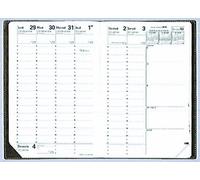 Quo Vadis – Agenda Ministre – Semainier 14 mois déc.-jan. 16x24 cm Noir Clairefontaine