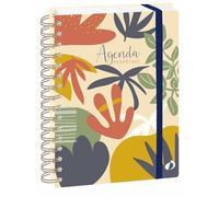 Quo Vadis - Agenda perpétuel - Spiralé - Semainier Horizontal - Français - Eterny - Multicolore - 15x21cm - Papier blanc - Fabrication française