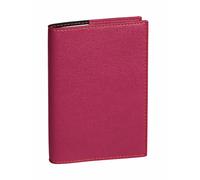 Quo Vadis Agenda Président semainier à spirales Club - 21 x 27 cm - Couleur Framboise - Août 2026 à Août 2027