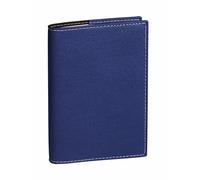 Quo Vadis Agenda Président semainier Club - 21 x 27 cm - Bleu marine - Août 2025 à Août 2026