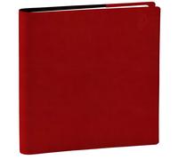 Quo Vadis Agenda semainier Exécutif Eunoia 16 x 16 cm - Rouge Bordeaux - Janvier à Décembre 2027