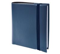 Quo Vadis Agenda semainier TIME & LIFE MEDIUM - 16 x 16 cm - Bleu métalisé - Décembre 2025 à Décembre 2026