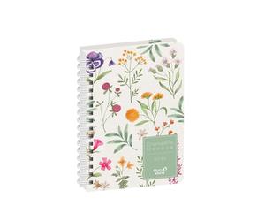 Quo Vadis - Agenda - Spiralé - 2026 - Affaires S - Semainier Planning - Français - Daisy -Herbier - Multicolore - 14 mois de décembre à janvier - 10x15 cm - Papier blanc - Fabrication française