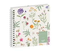 Quo Vadis - Agenda - Spiralé - 2026 - Exécutif S - Semainier Planning - Français - Daisy - Herbier - Multicolore - 13 mois de décembre à décembre - 16x16 cm - Papier blanc - Fabrication française