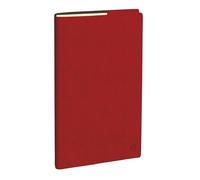 Quo Vadis - Agenda - Spiralé avec répertoire - 2027 - Planital S Prestige - Semainier Planning - Italien - Roma - Rouge - 13 mois de décembre à décembre - 8,8x17 cm