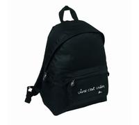 Sac à dos - BEN - La vie devant moi - Noir - Toile 600 deniers - Bretelles rembourrées