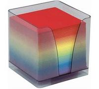 Quo Vadis - Bloc cube - Classic - Multicolore - 10x10x9,5 cm - Papier Clairefontaine multicolore - Fabrication française Multicolore G