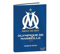 Quo Vadis - Cahier de textes - Français - Olympique de Marseille - Multicolore - Journalier - 15x21 cm - Papier Clairefontaine blanc - Fabrication française