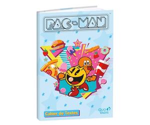 Quo Vadis - Cahier de textes - Français - Pac man - Multicolore - Journalier - 15x21 cm - Papier Clairefontaine blanc - Fabrication française - Visuel ice cream