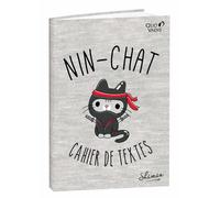 Quo Vadis - Cahier de textes - Français - Shaman - Multicolore - Journalier - 15x21 cm - Papier Clairefontaine blanc - Fabrication française - Visuel ninchat